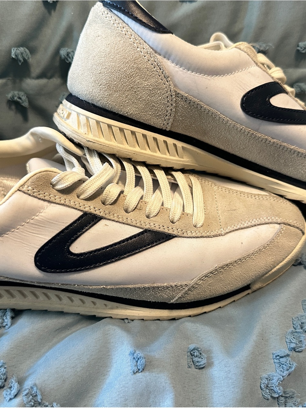 Tretorn White and Black Women's Sneakers